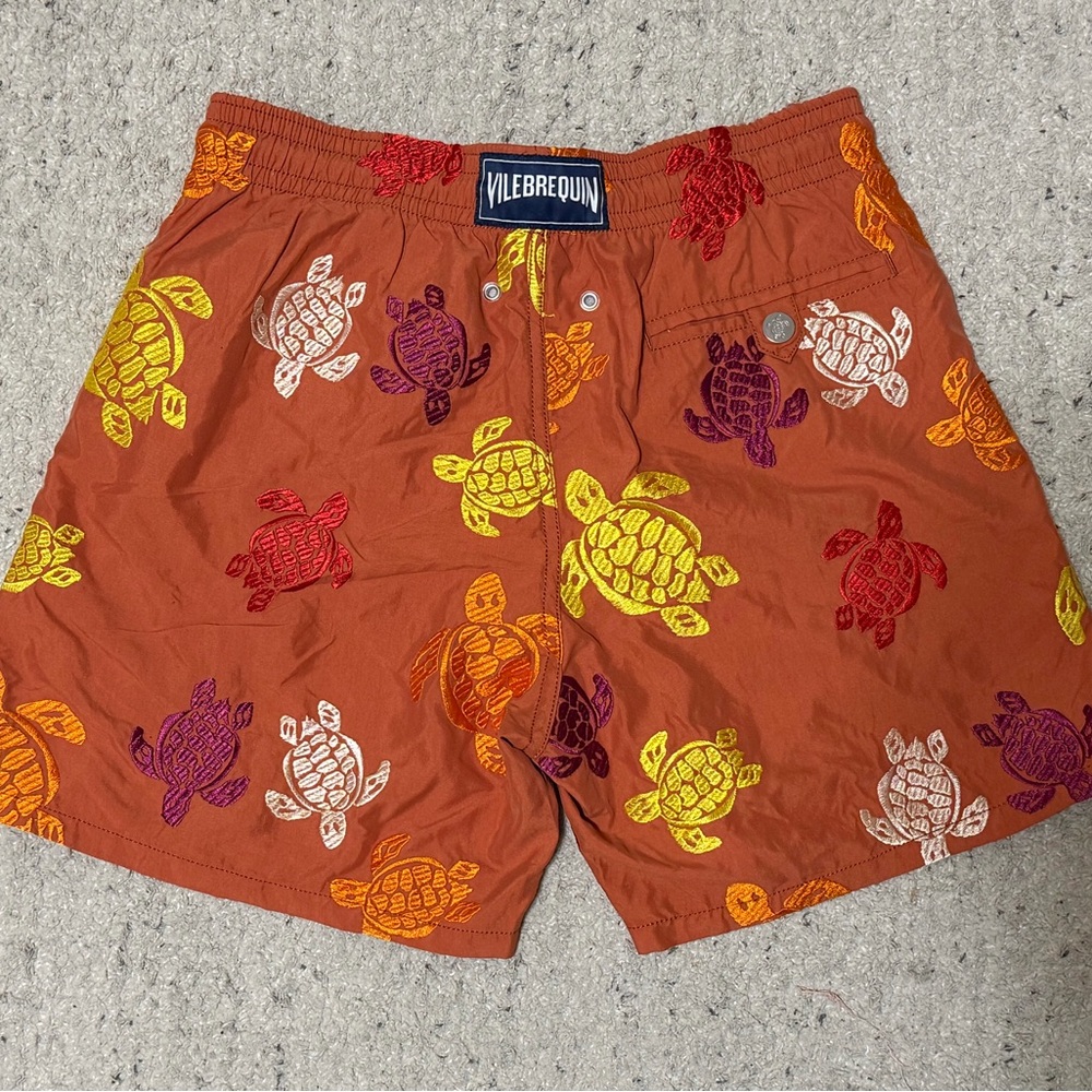 Vilebrequin Ronde Tortues Embroidered Swim Shorts Limited Edition $690, M, NWT - Picture 8 of 13